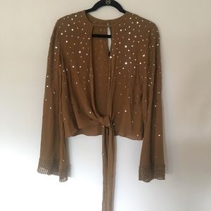Free People flowy shirt